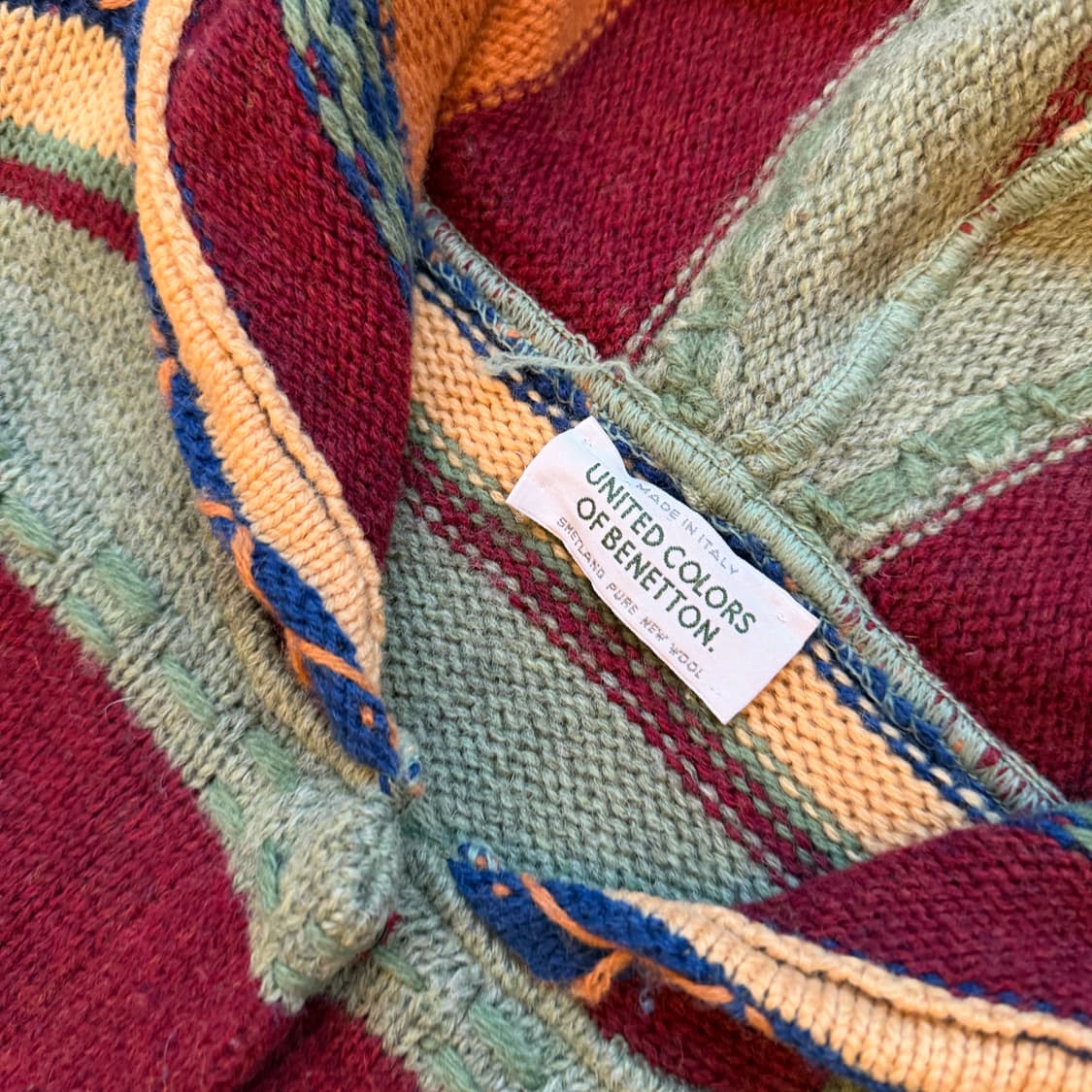 베네통 에스닉 스웨터 롱 가디건 상품이미지6