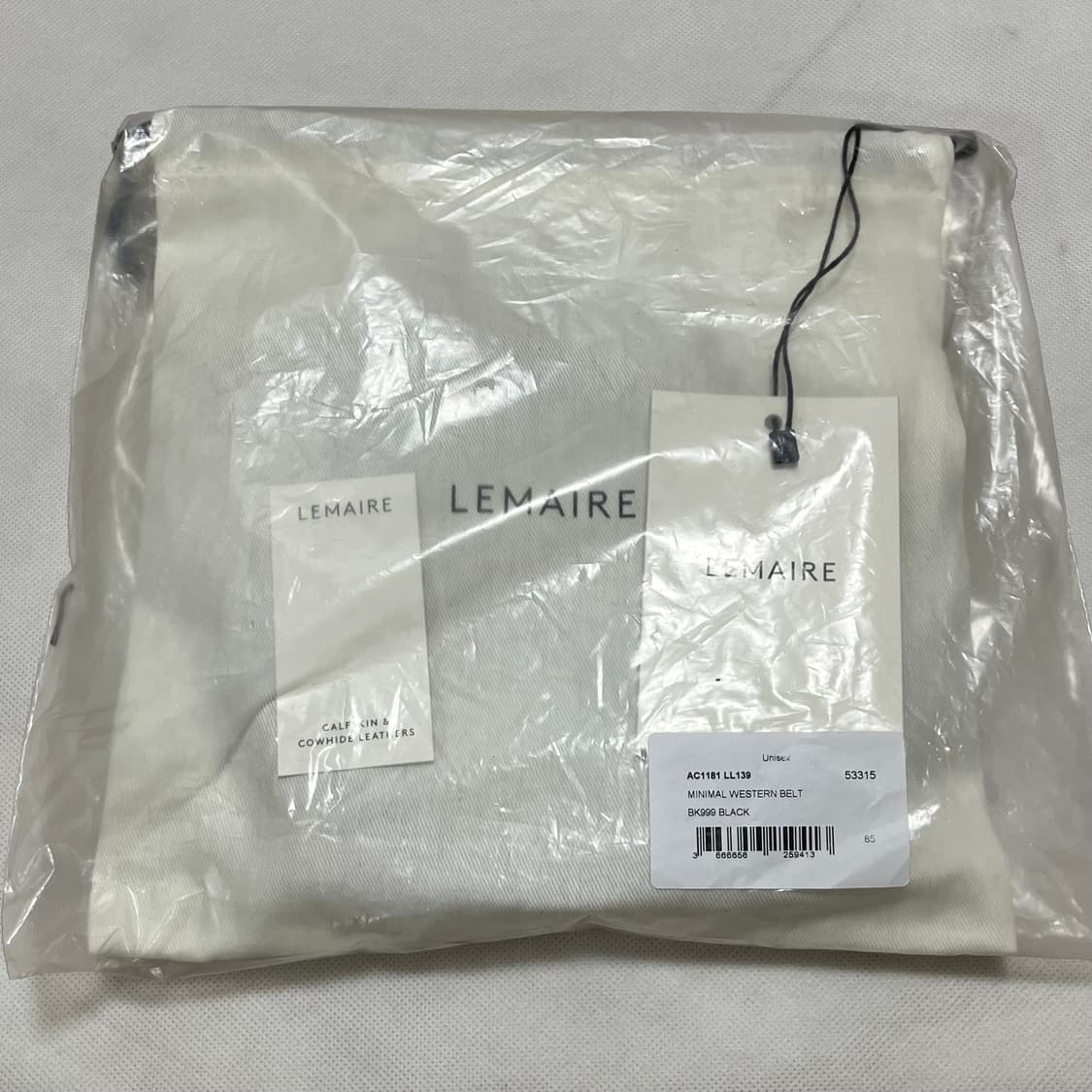 [85]르메르 26ss 웨스턴 벨트/그레인 레더 블랙 상품이미지4