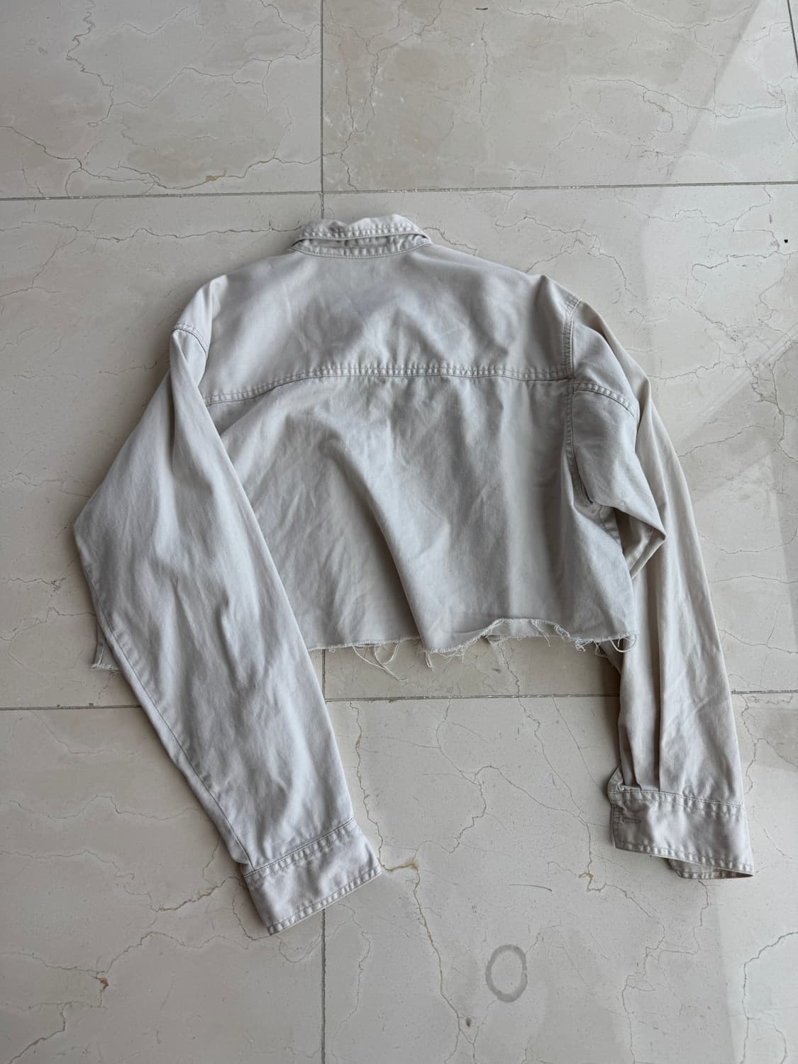 빈티지 트윈 리바이스 크롭 자켓형 셔츠 S-M 상품이미지5
