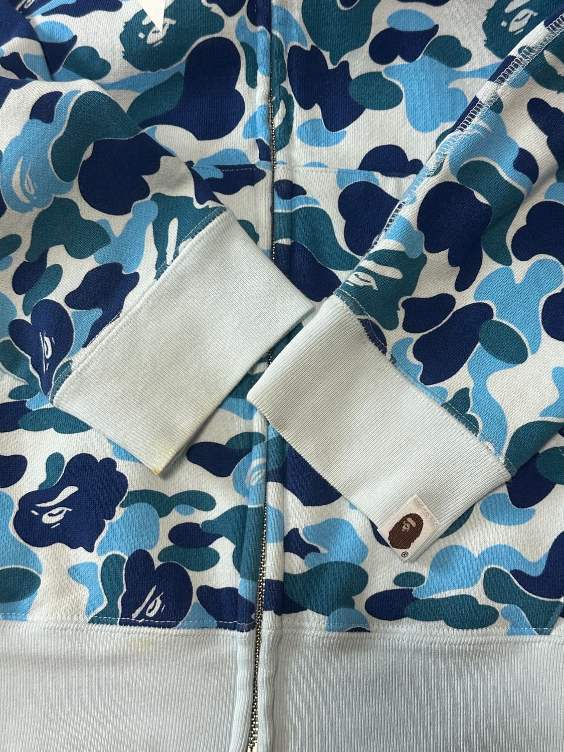 [s]베이프 스타 후드집업 블루 상품이미지3