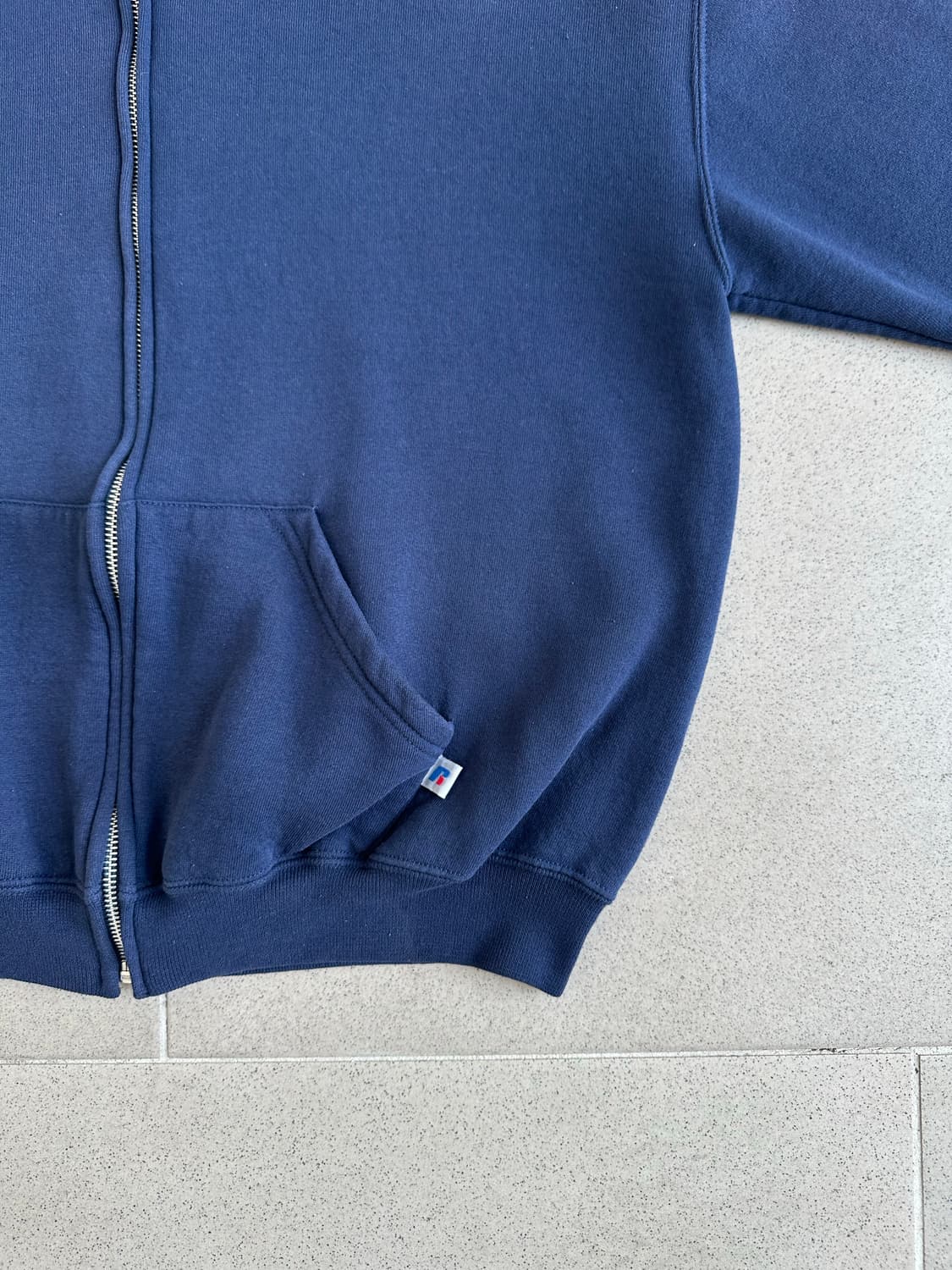 00s 빈티지 러셀 후드집업 네이비 L 상품이미지3