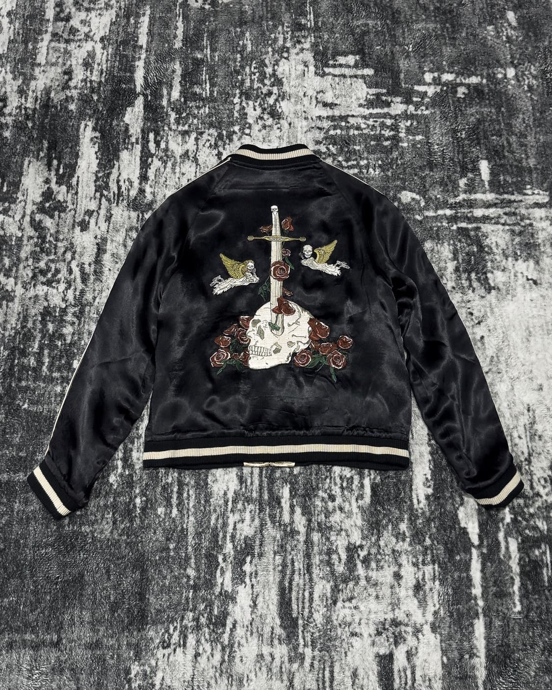 {Addiction} 00s Embroidery Rayon Skarjan 상품이미지4