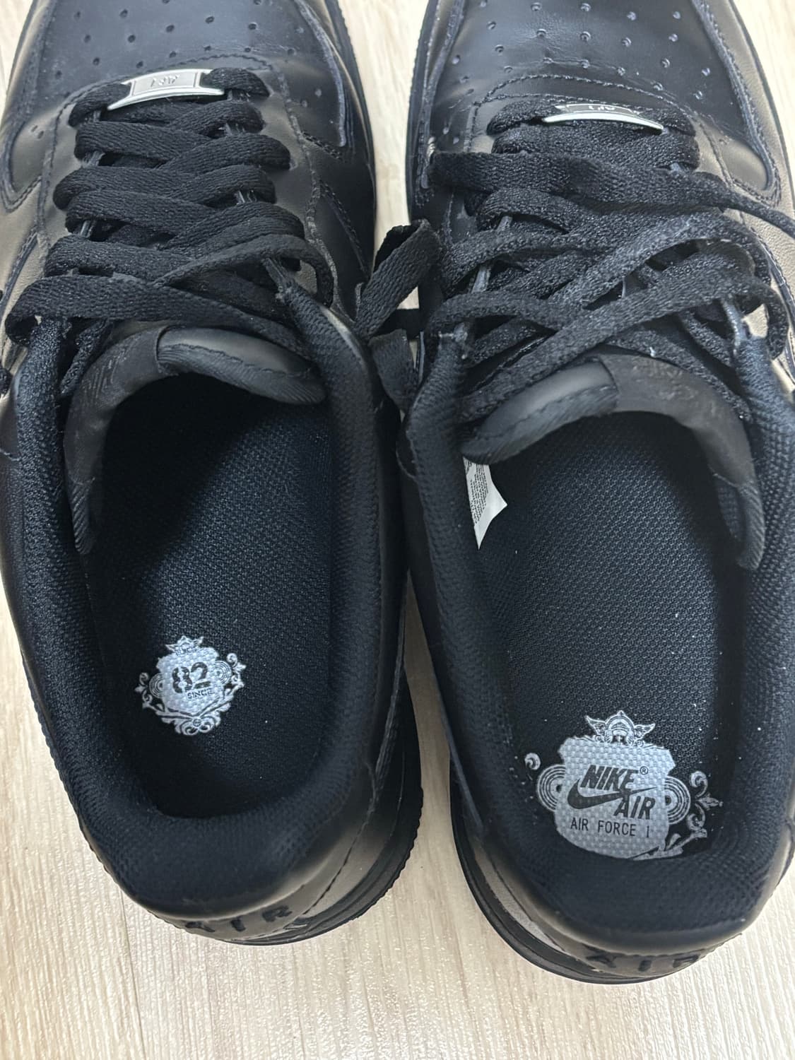 나이키 에어포스 블랙 275 상품이미지3