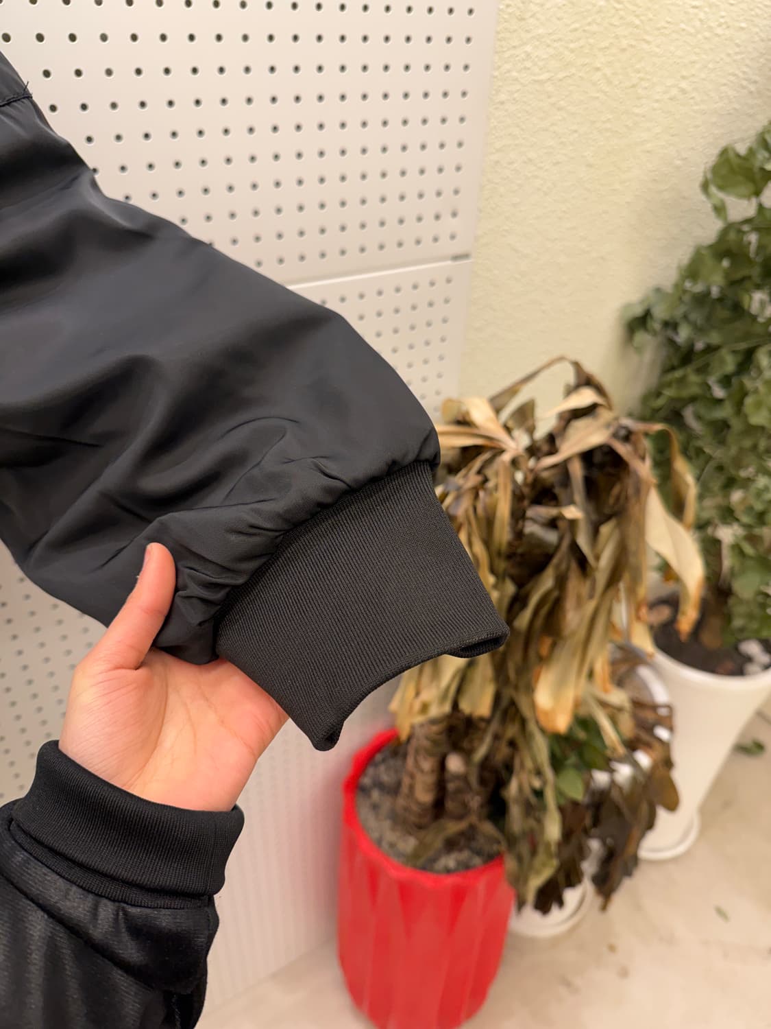 빈티지 후디드 MA-1 패딩 블루종 블랙 U528 상품이미지4