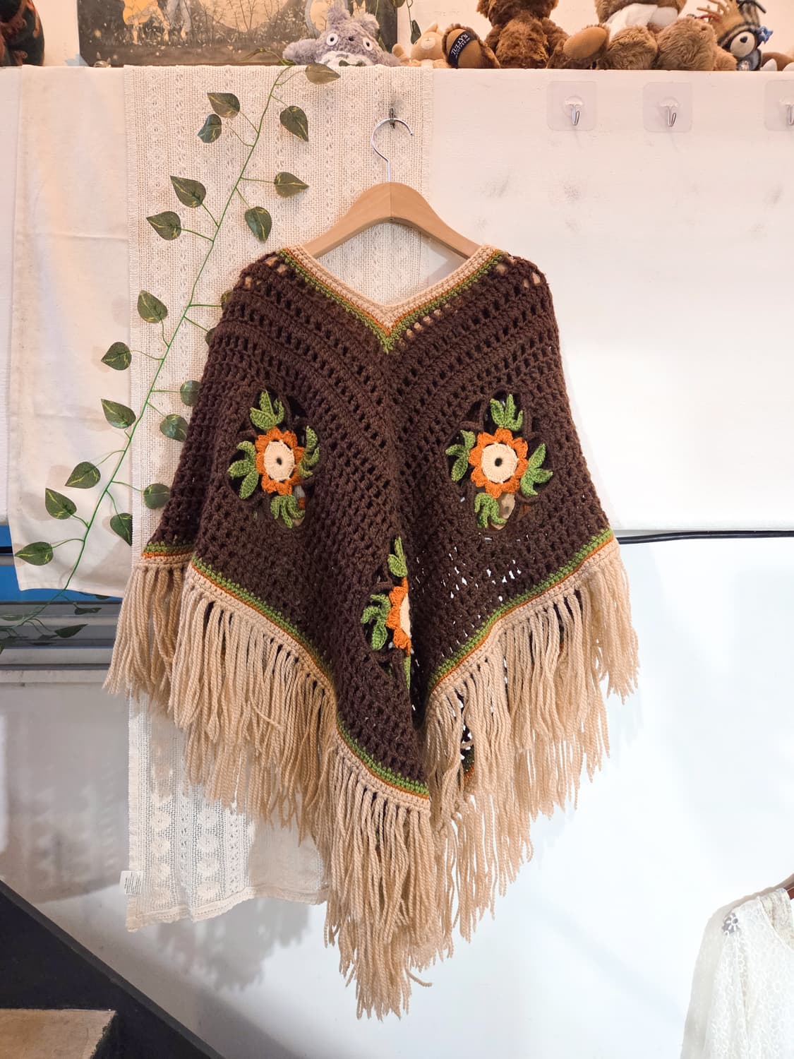 히피 에스닉 판쵸 니트 상품이미지4