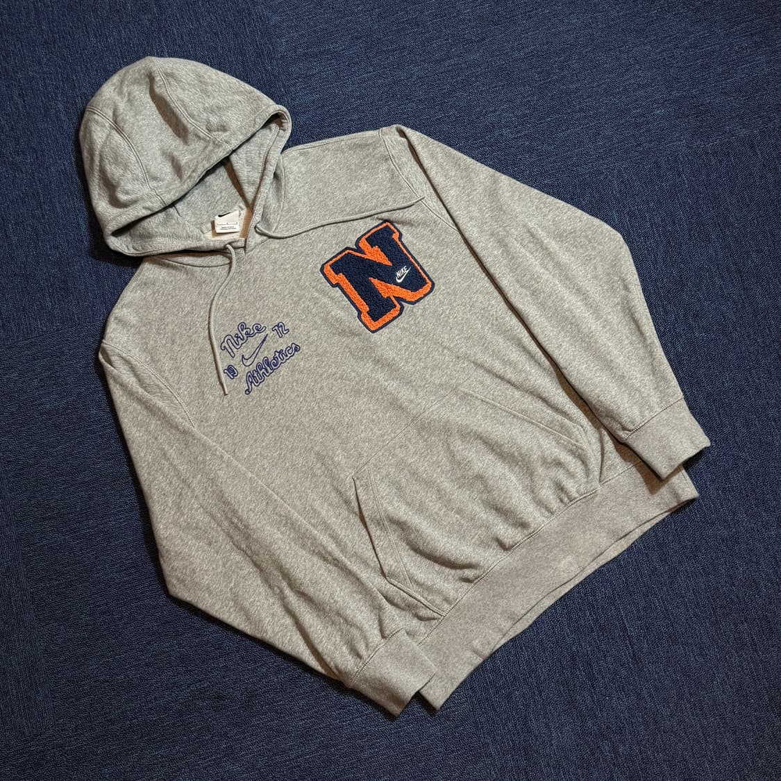 나이키 빅로고 그레이 후드티 상품이미지1