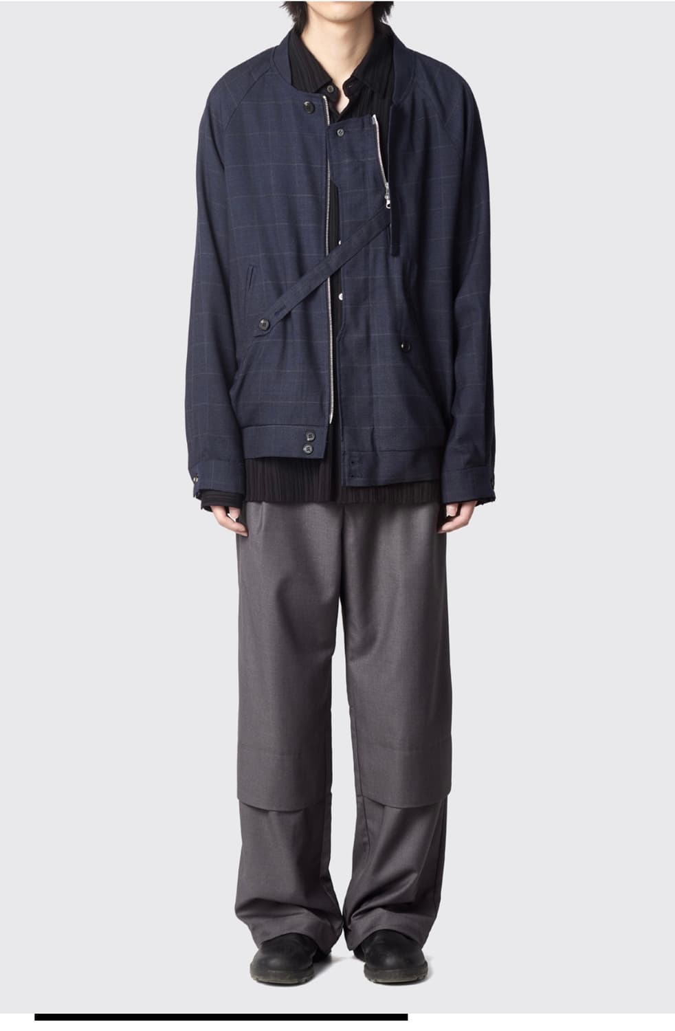 Hatchingroom non collar jacket wool 상품이미지2