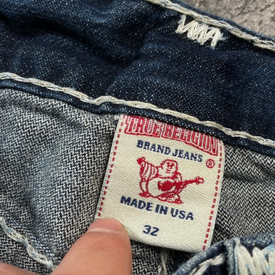 32 트루릴리젼 리키 수퍼 티 청바지 상품이미지3