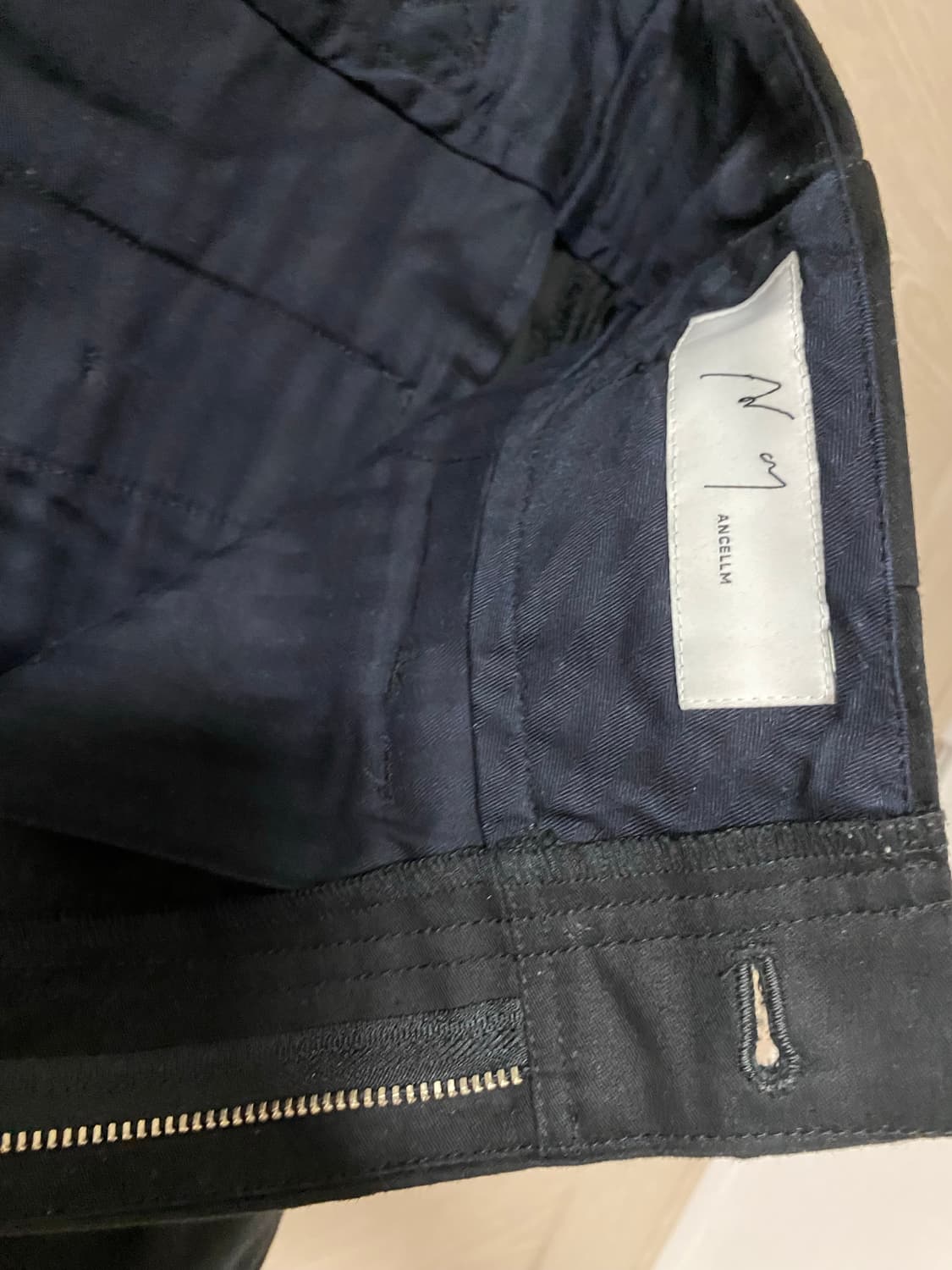 [1] 안셀름 몰스킨 팬츠 블랙 상품이미지4