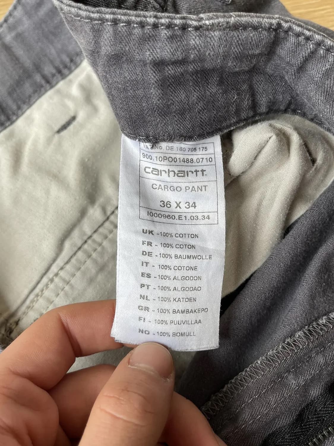 빈티지 칼하트 더블니 카고 배기 팬츠 상품이미지9