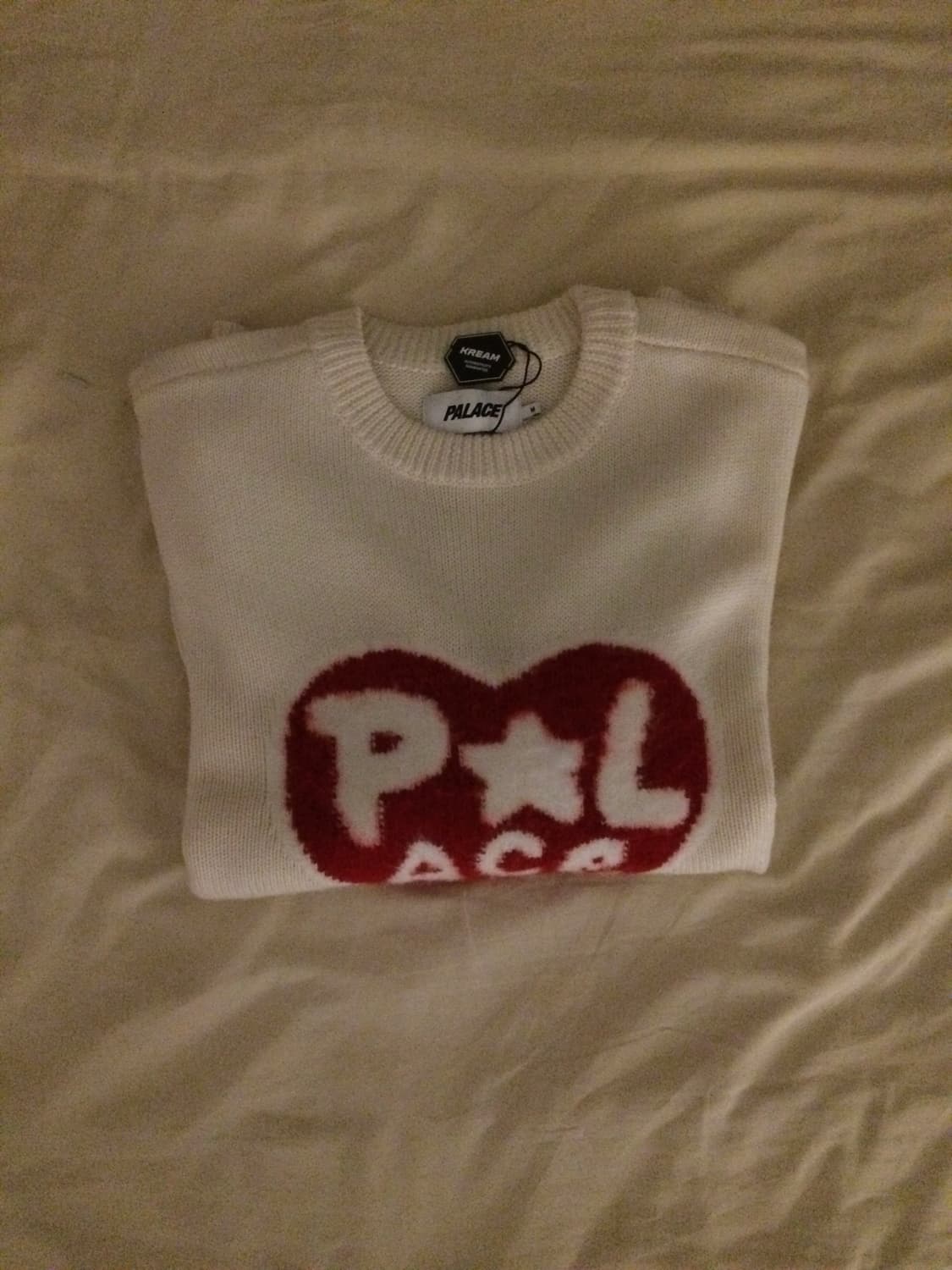 [M] 팔라스 코지 니트 화이트 상품이미지1