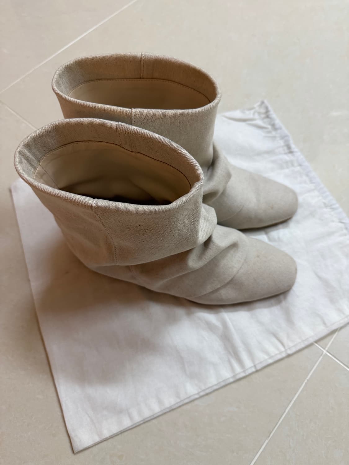 쓰리투에이티 린넨 윙클 부츠 상품이미지3