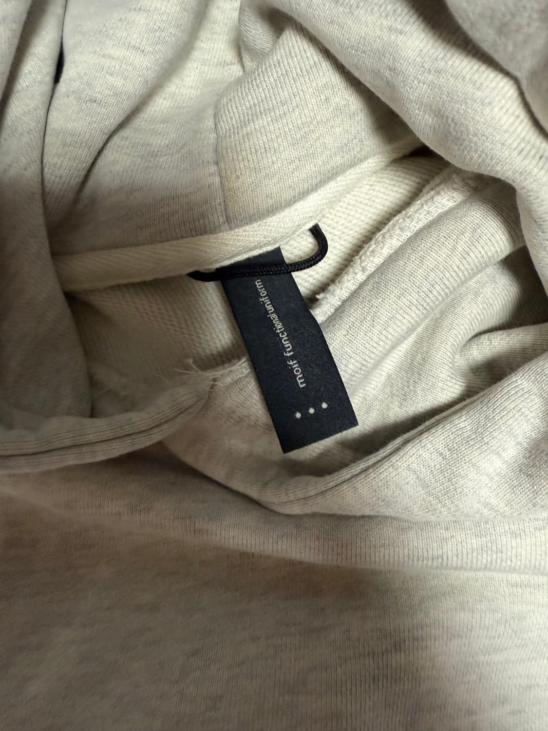 [3] MOIF BAGGY SWEAT HOODIE / OATMEAL 상품이미지2