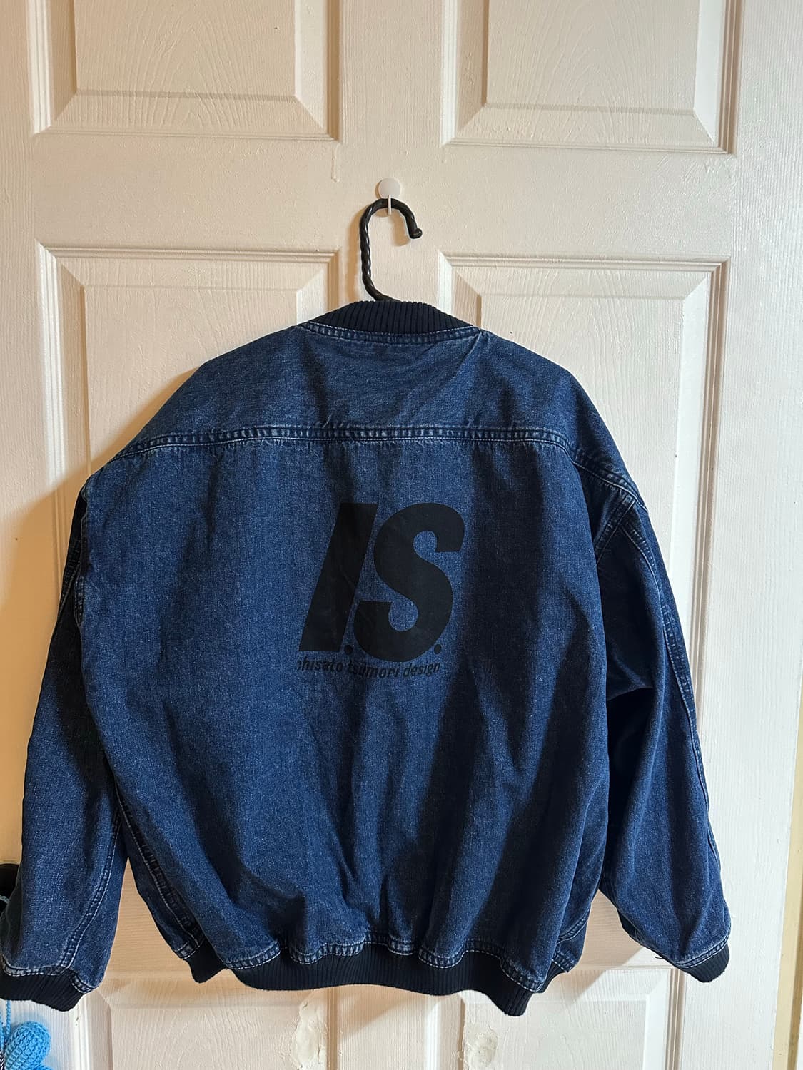 IS ISSEY MIYAKE Design Denim Bomber Jack 상품이미지3