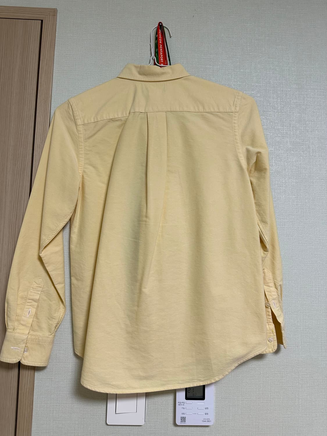 polo 빈티지 긴팔 셔츠 키즈 옐로우 노랑 상품이미지6