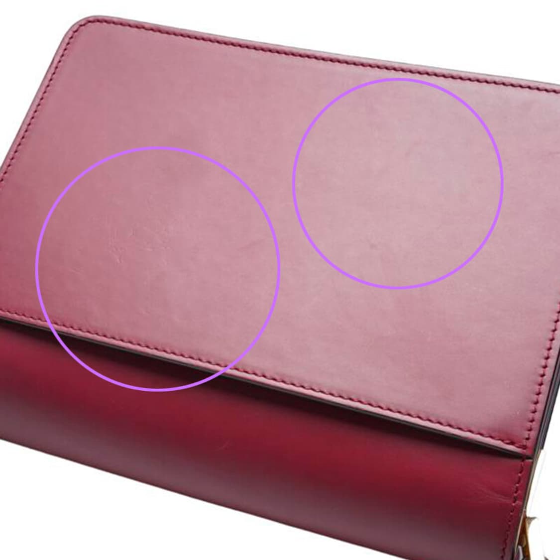 (중고) 마르니 버건디 카프스킨 트렁크 미듐 숄더백 상품이미지6