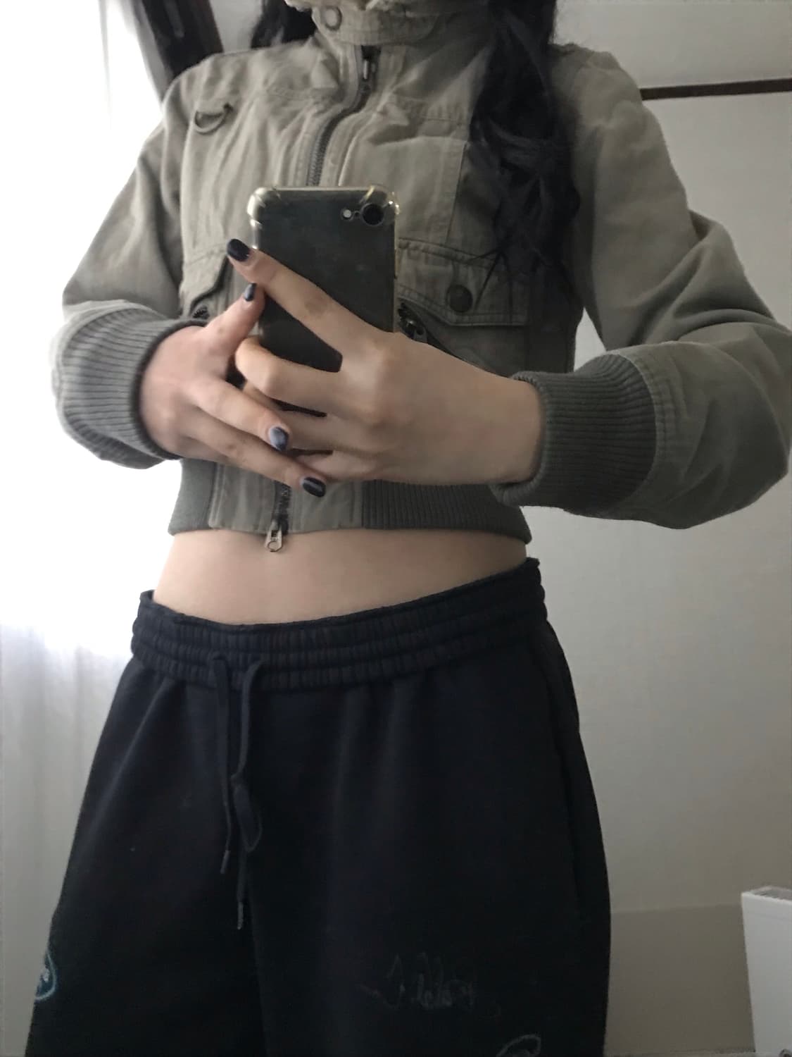 아베크롬비 카키 울프죠 누빔 자켓 상품이미지7