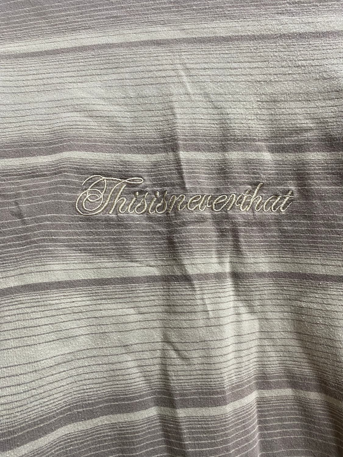 디스이즈네버뎃 올리브 스트라이브 롱슬리브 상품이미지2