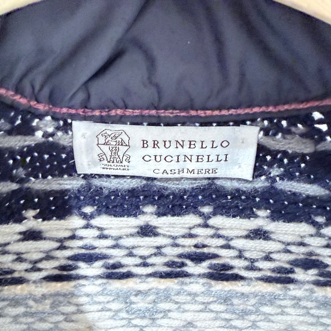 48 / 브루넬로 쿠치넬리 노르딕 캐시미어 집업 상품이미지7
