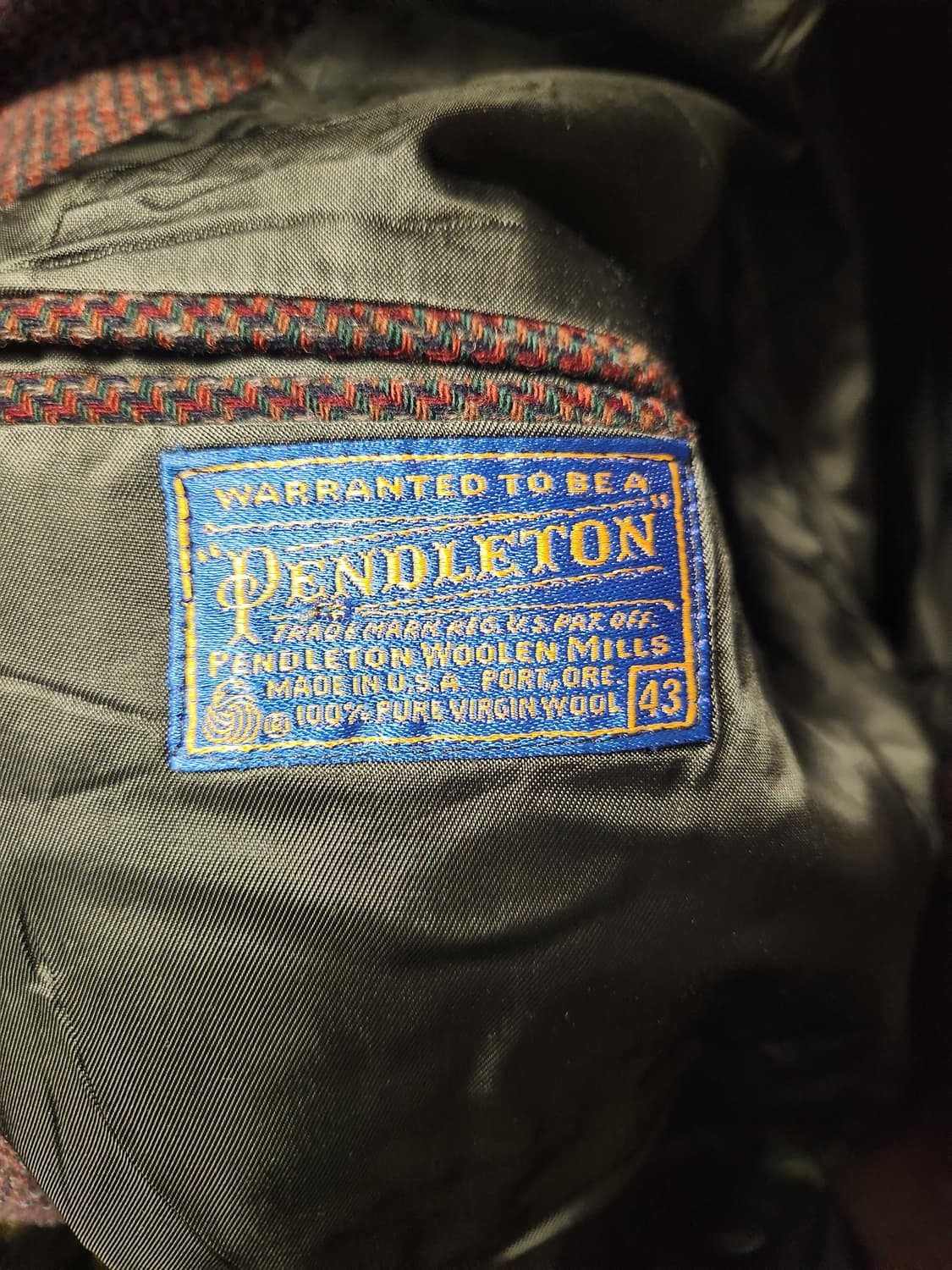 펜들턴(Pendleton) 울 블레이져 M정도 상품이미지3