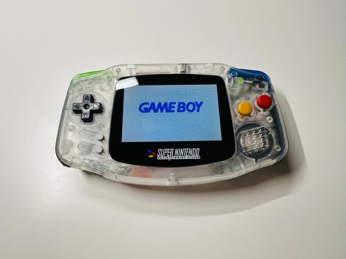 닌텐도 GBA 게임보이 어드밴스 백라이트 슈퍼패미컴 클리어 에디션 판매 상품이미지6