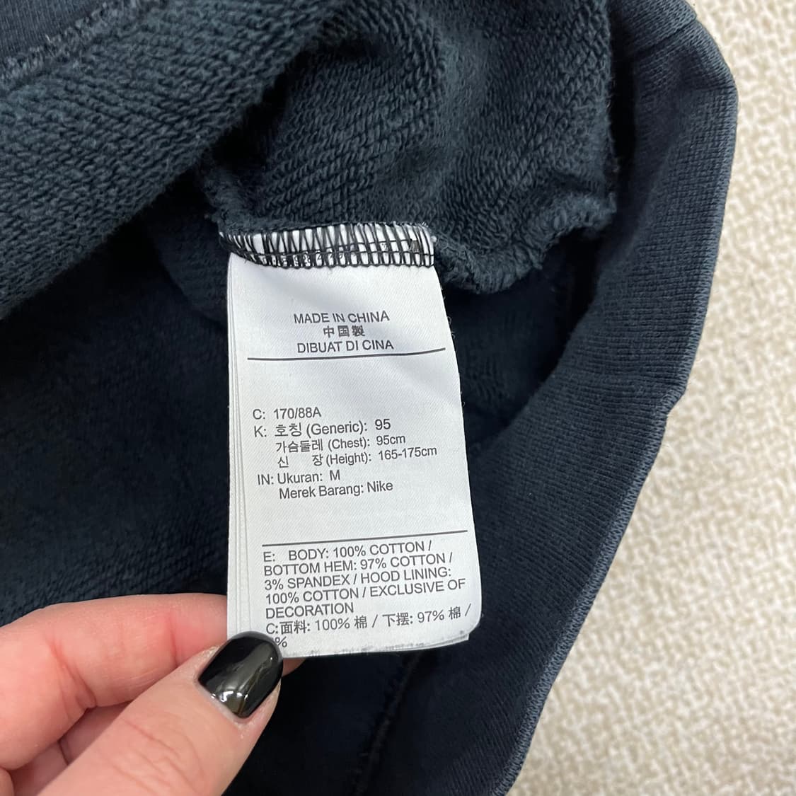 M 나이키 빅스우시 오버핏 후드티 0130M1 상품이미지3