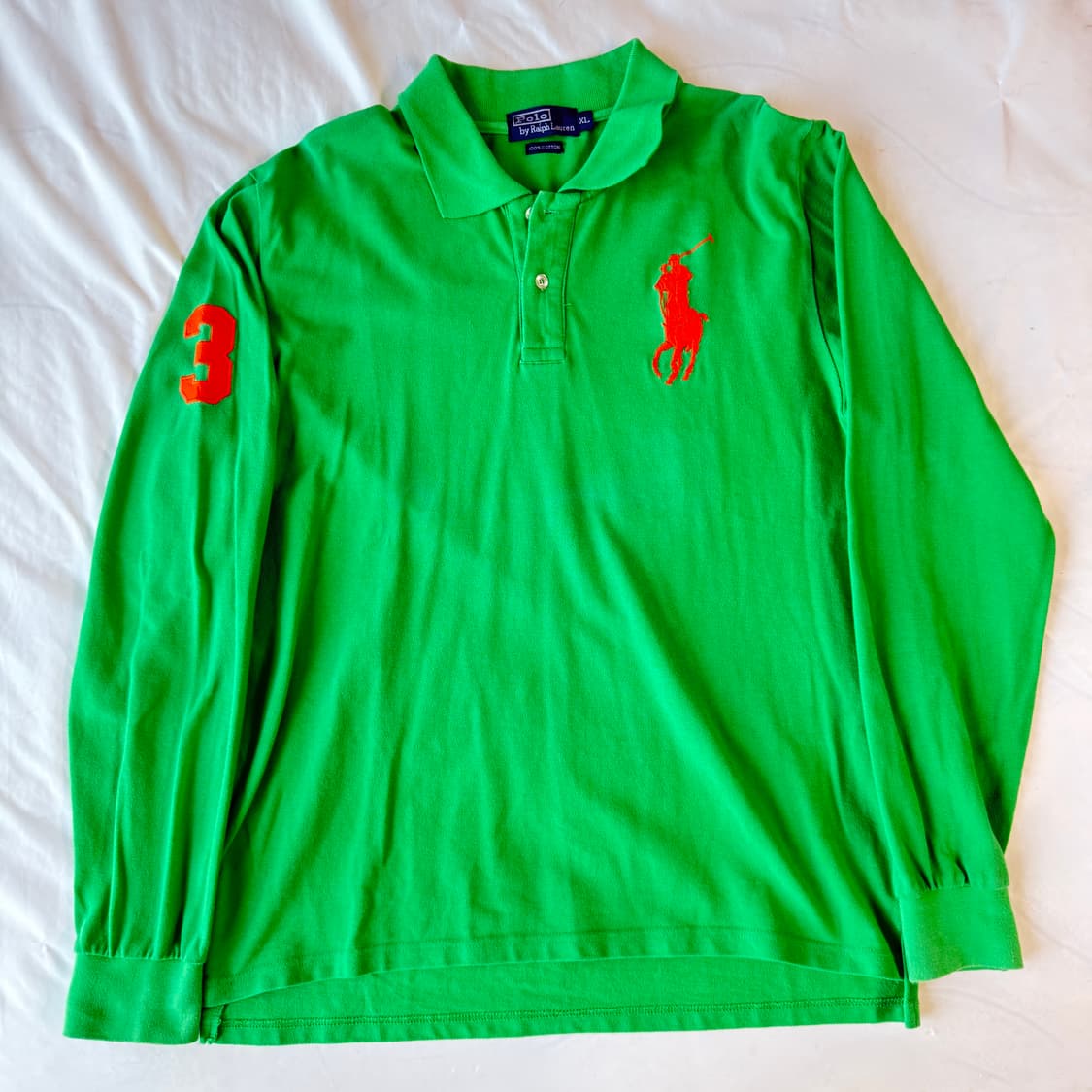 폴로 랄프로렌 빅포니 그린 카라티 XL 상품이미지3