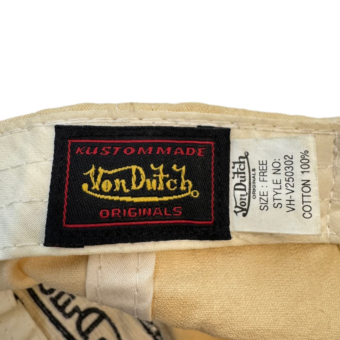 본더치 Y2K 베이지 볼캡 상품이미지5