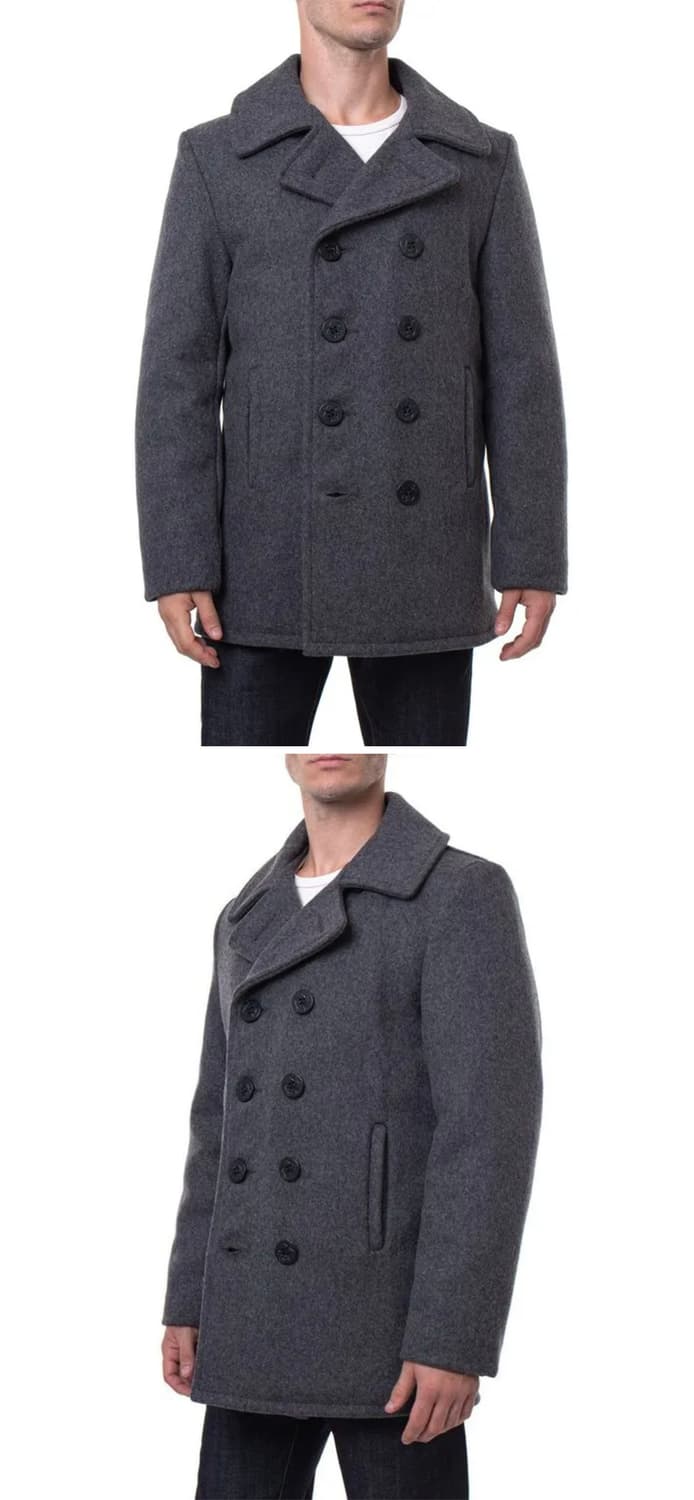 쇼트 USA 740N 부클 크래프트울 더블 피코트 자켓 (42/105) 상품이미지10