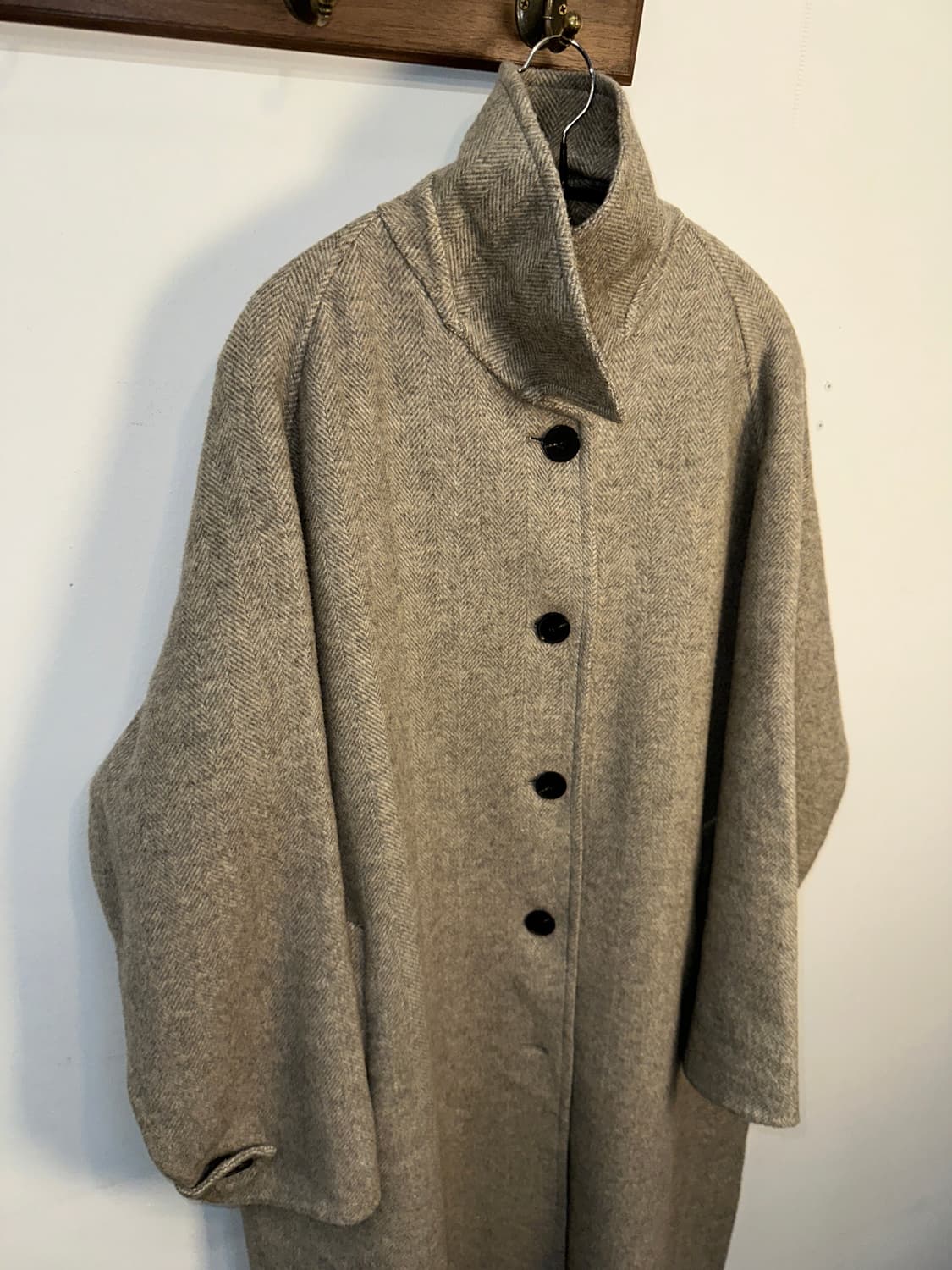 studio tomboy 헤링본 울 롱코트 free 상품이미지4