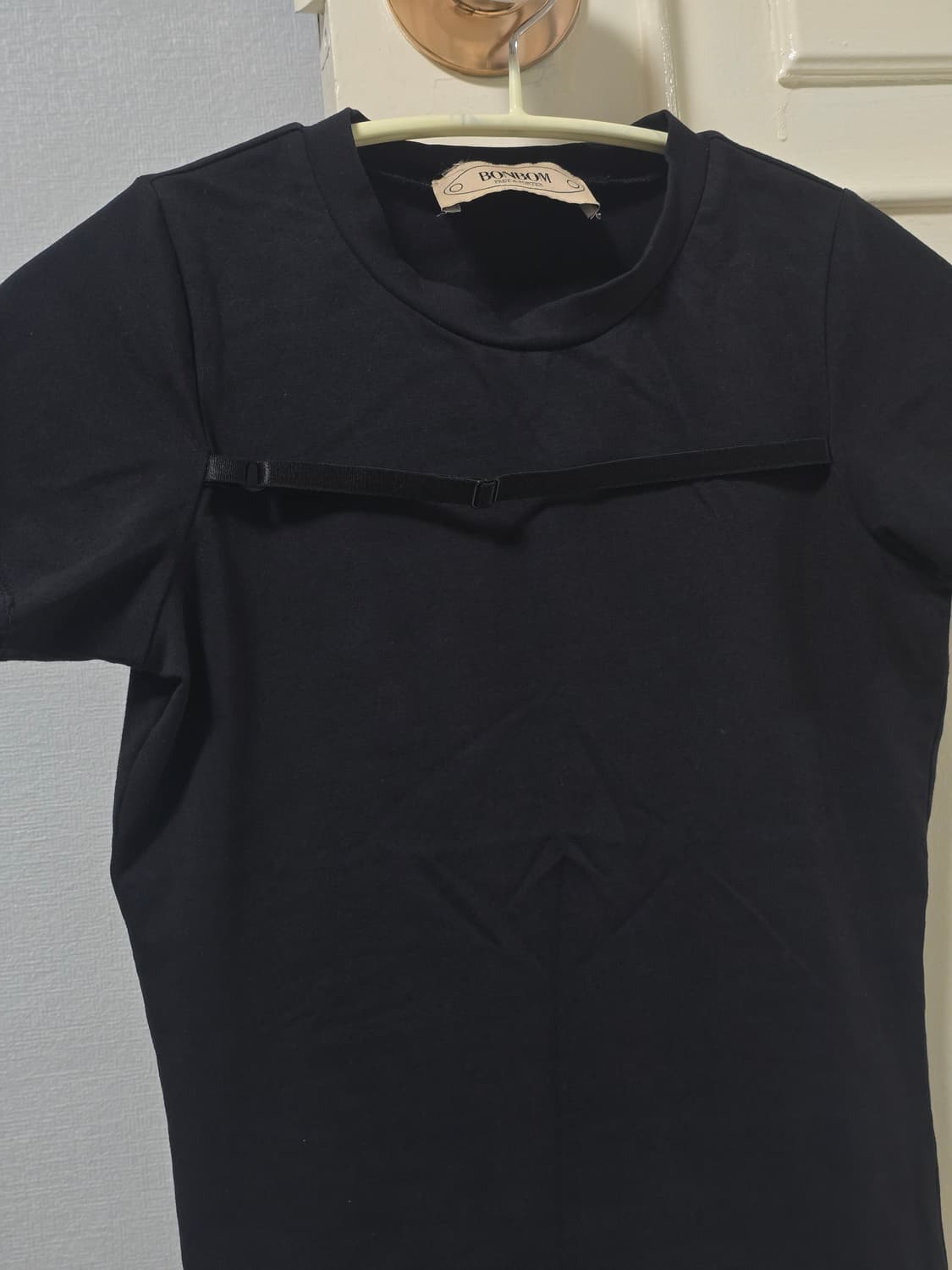 본봄 스트랩 반팔 LINGERIE STRAP TIGHT TSHIRT 상품이미지4