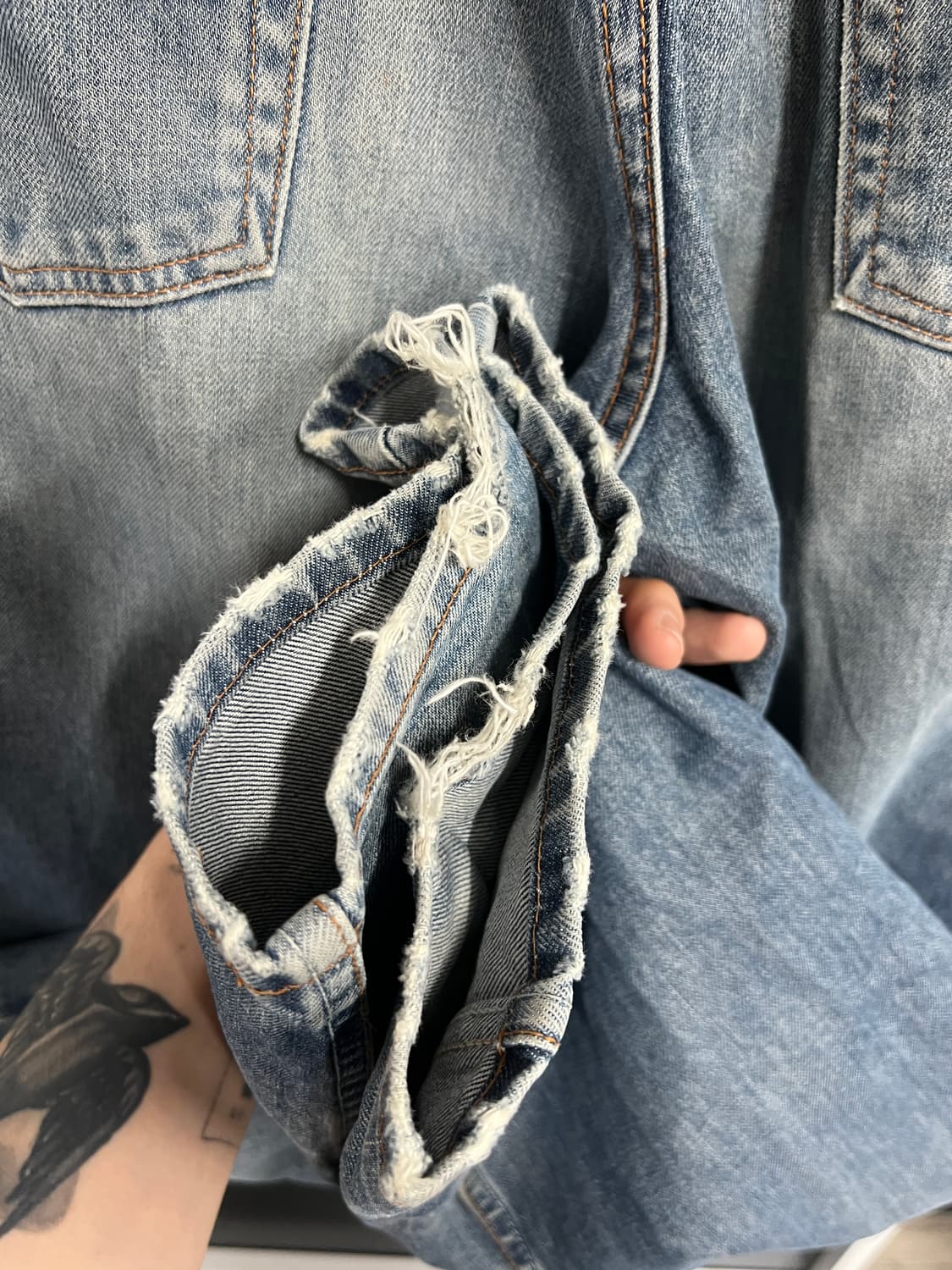 Levis 리바이스 4811 배기핏 와이드핏 데님 팬츠 상품이미지4