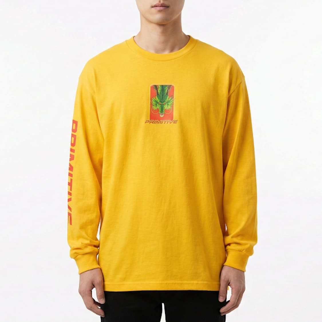 2018 빈티지 Primitive 드레곤볼 Z 긴팔 셔츠 상품이미지1