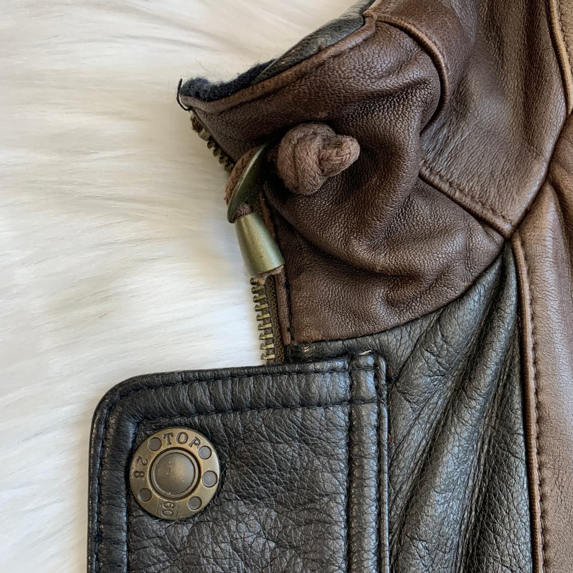 일본 빈티지 HUMPHREY BOGART 사슴 가죽 자켓 1739 상품이미지6