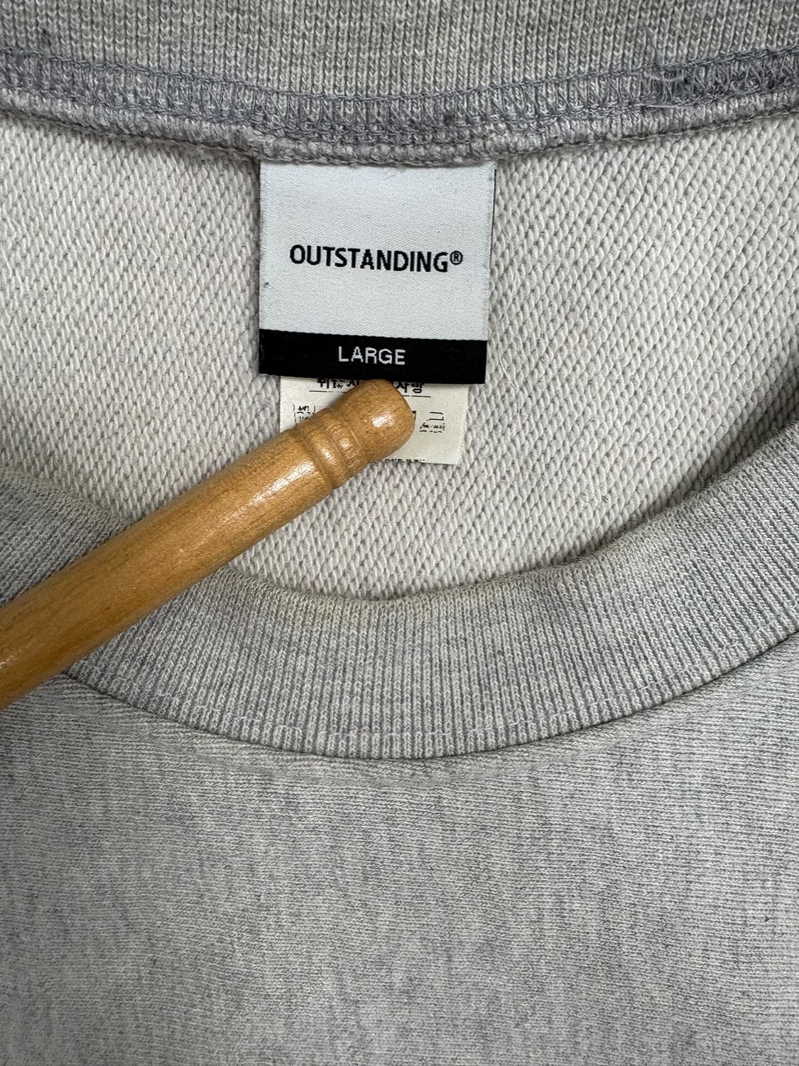 아웃스탠딩 맨투맨 그레이 상품이미지6