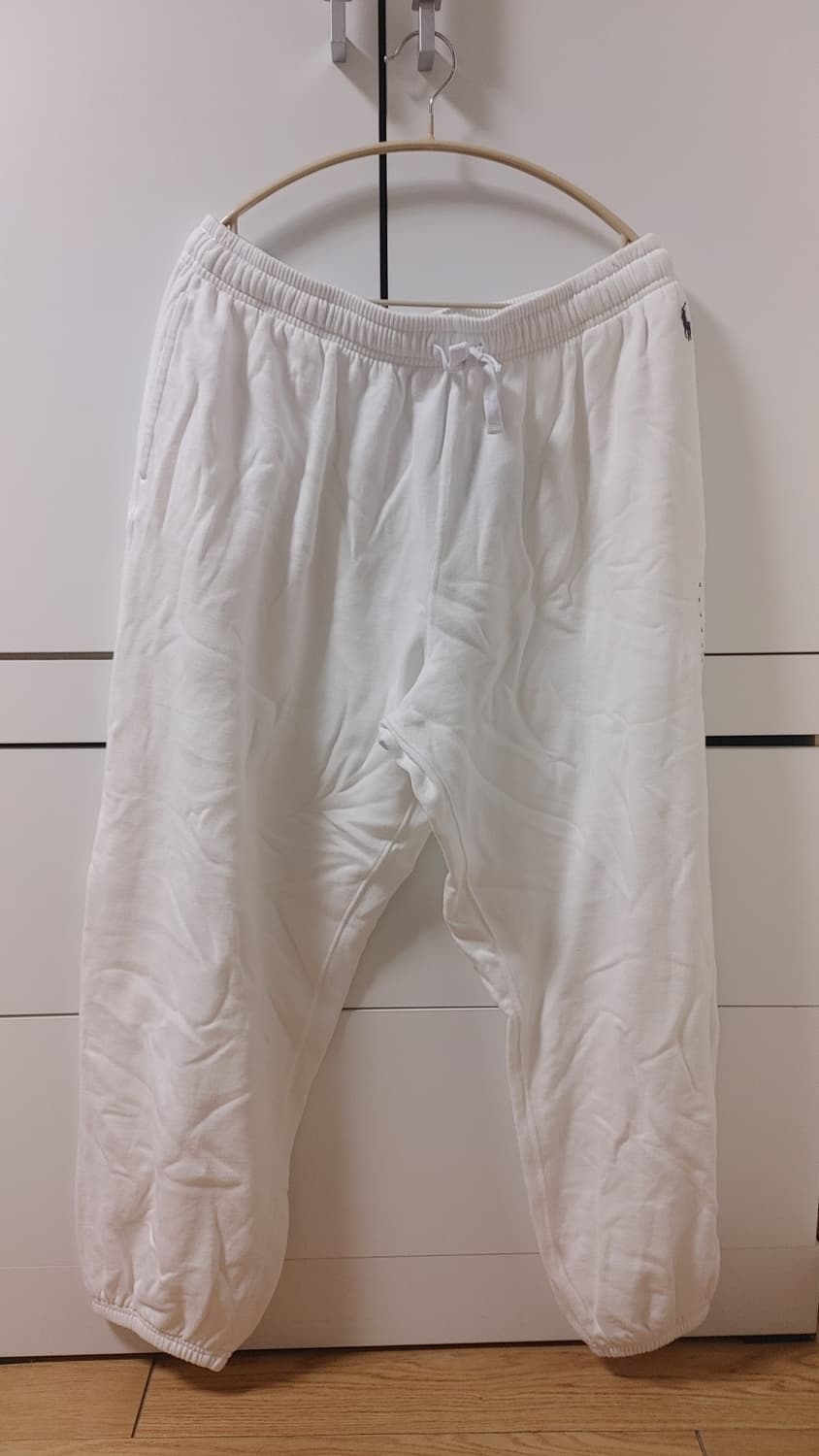 폴로 랄프로렌 화이트 조거 트레이닝 팬츠 Xl 상품이미지1