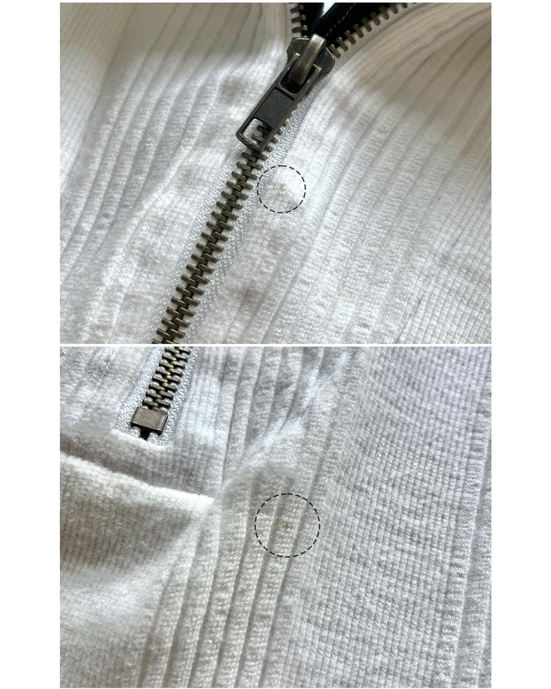90-00s OVAL DICE Golgi Knit Half Zip-up 상품이미지7