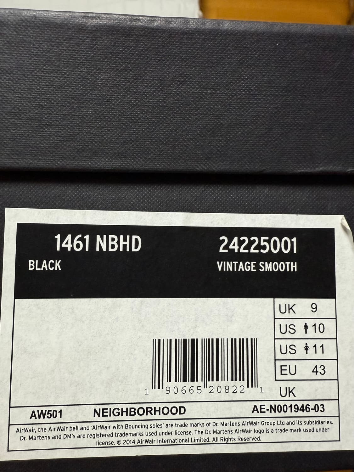 닥터마틴 네이버후드 1461 43사이즈 상품이미지8