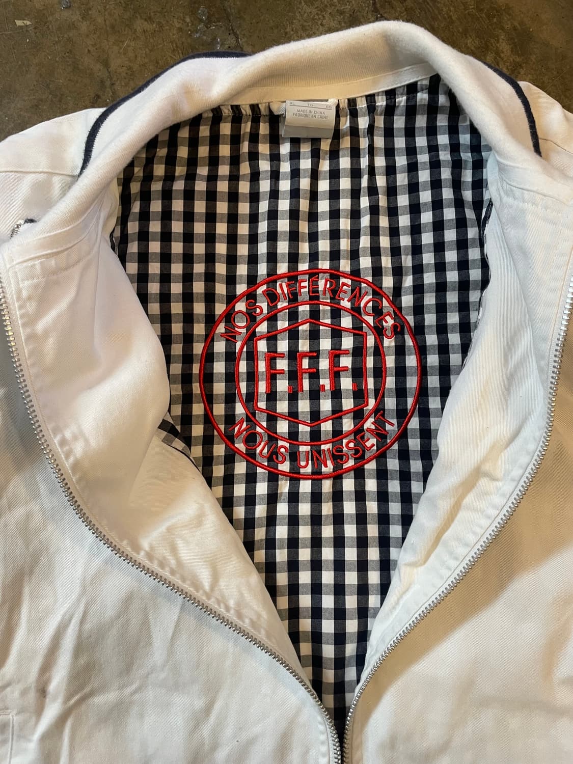 나이키 & FFF 코튼 트랙 자켓 화이트 상품이미지5