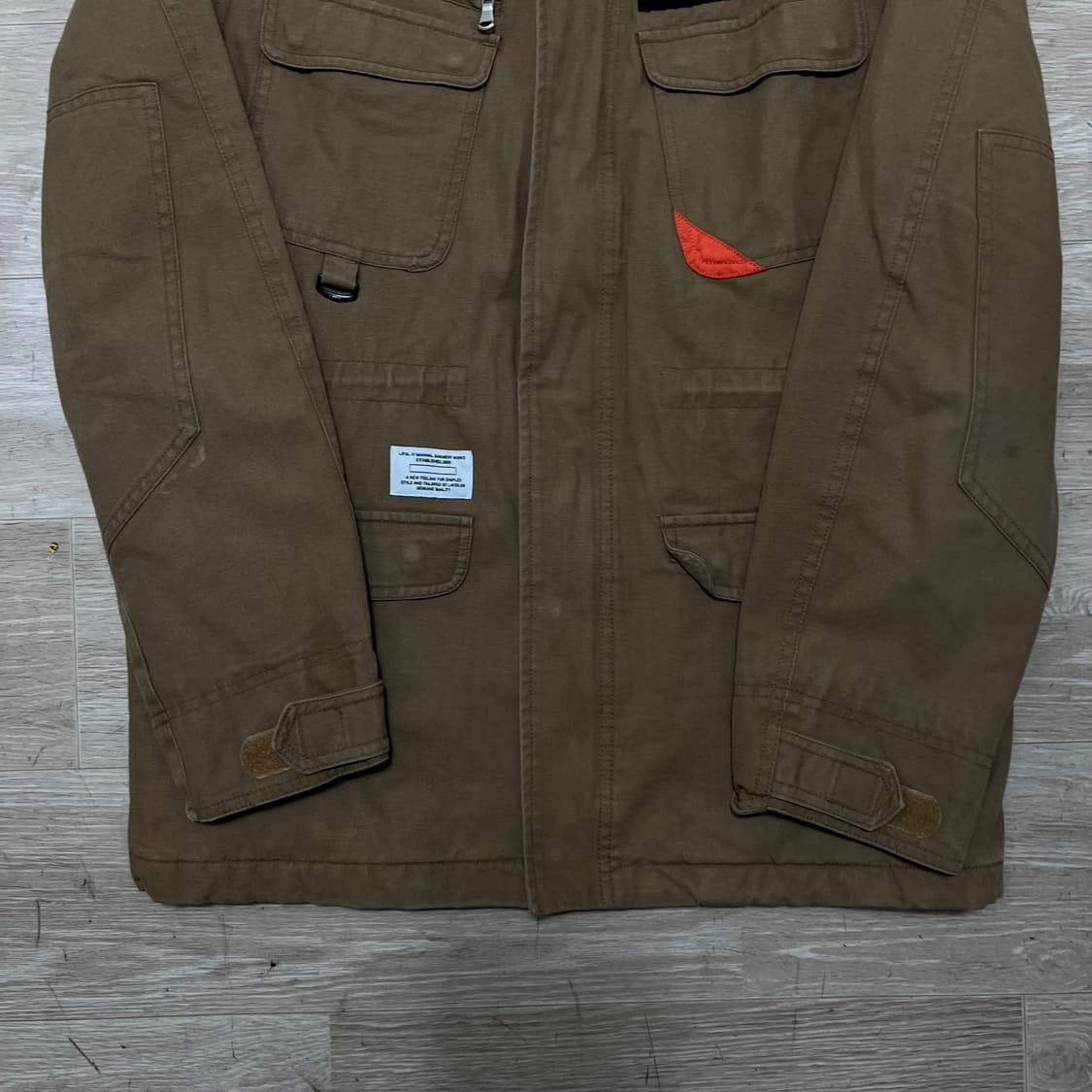 라이풀 누빔 밀리터리 M65 야상 필드자켓 [브라운] L/100 상품이미지3