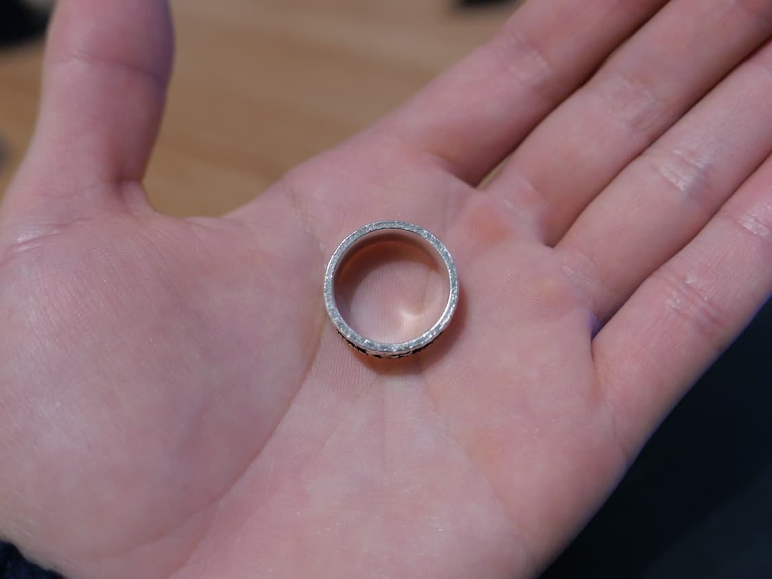 구찌 더블 G링 실버 17호 상품이미지3