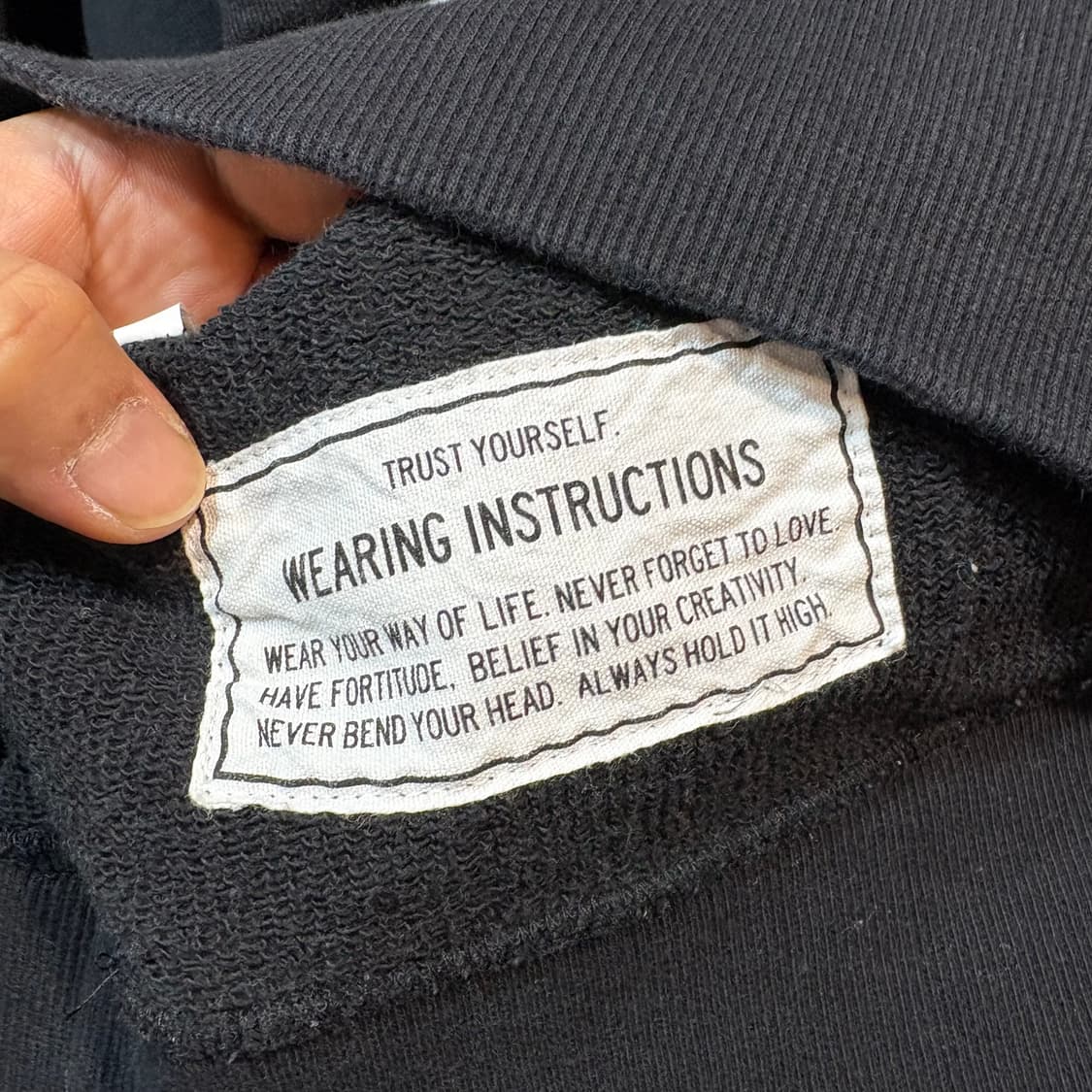 [50] MIHARA YASUHIRO 미하라 야스히로 스웻 셔츠 상품이미지8