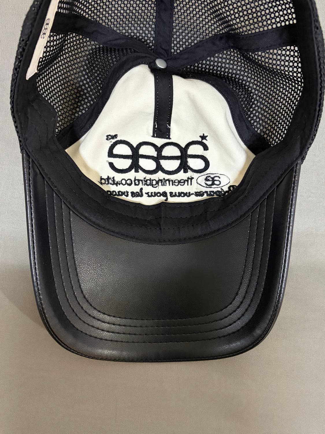 aeae X TREEMINGBIRD | web logo mesh cap 상품이미지4