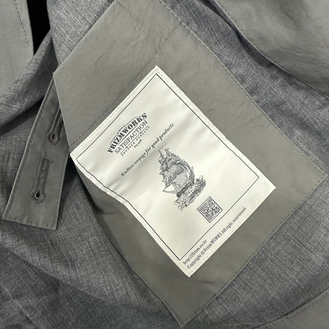 프리즘웍스 나일론 블레이저 자켓 상품이미지4