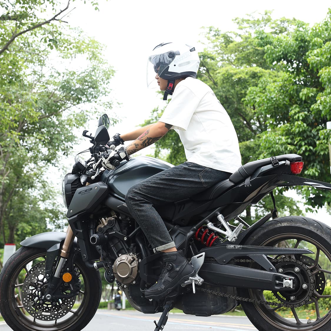 오토바이 라이더 부츠 신발 의류 상품이미지6