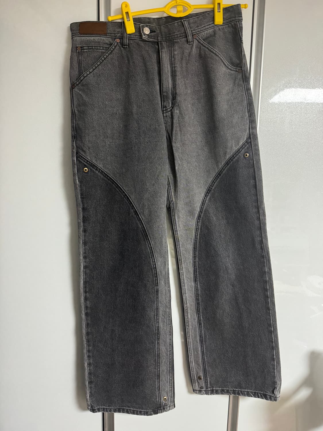 [L] 앤더슨벨 루카스 콘트라스트 데님 판매 상품이미지1