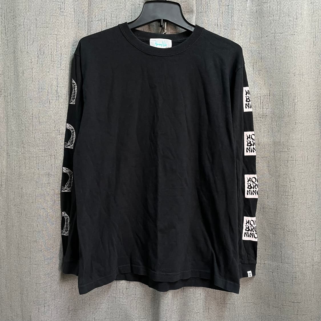 일본 옴브레 니노 그래픽 롱슬리브 긴팔 티셔츠  상품이미지1