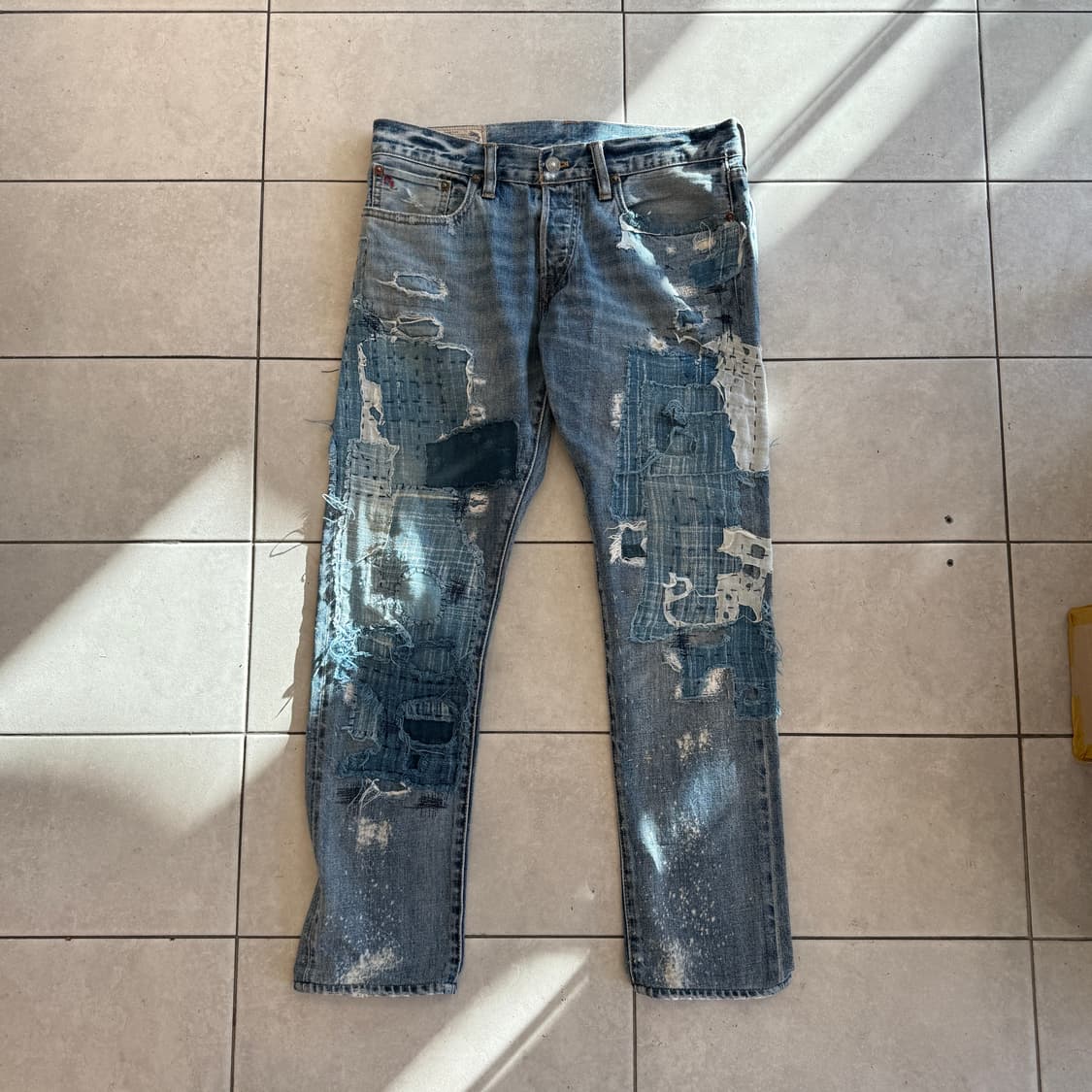 폴로 랄프로렌 패치워크 데님 팬츠 상품이미지2