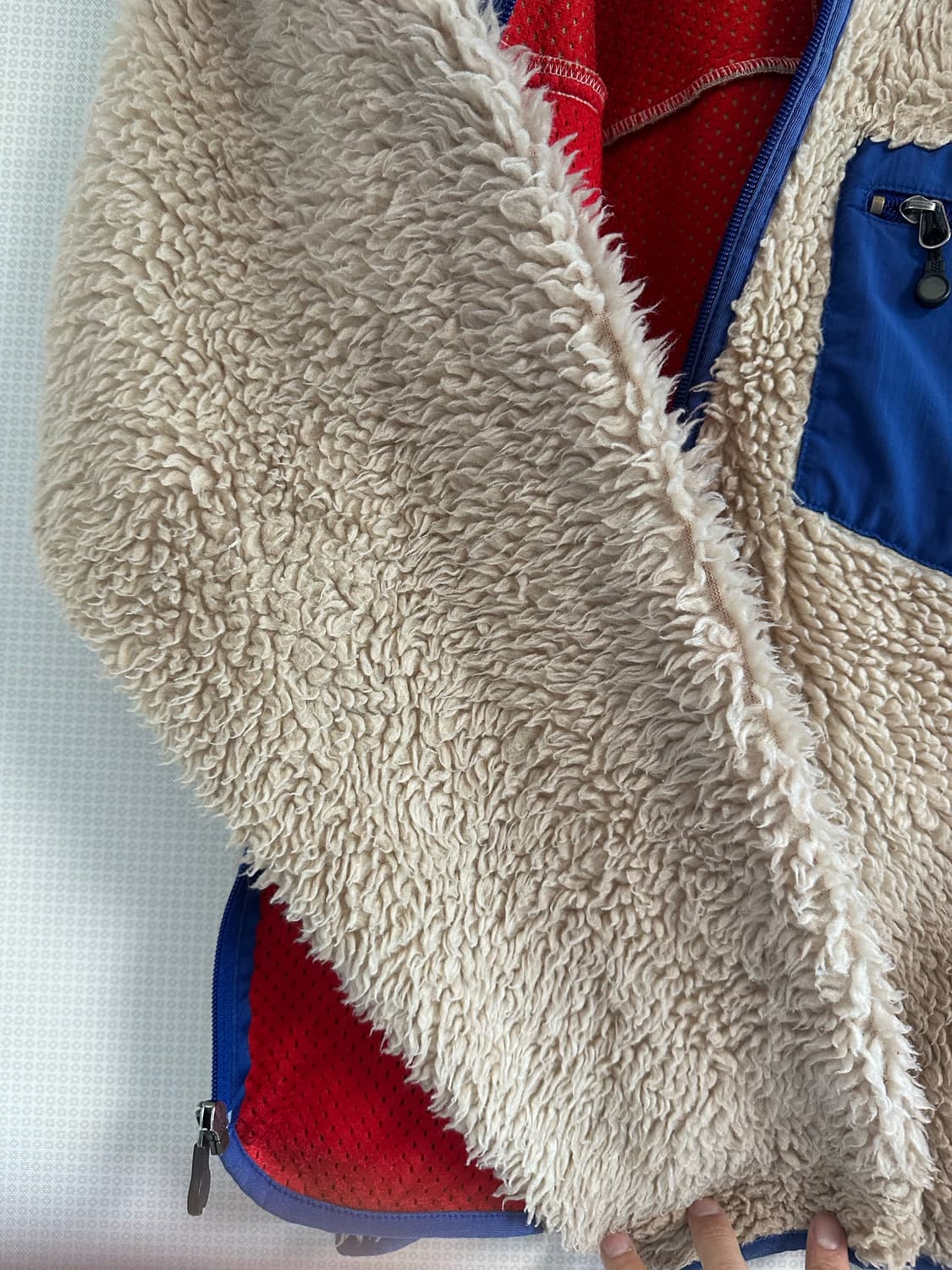 04s 파타고니아 딥파일 플리스(후리스) 자켓 오트밀 M 상품이미지6