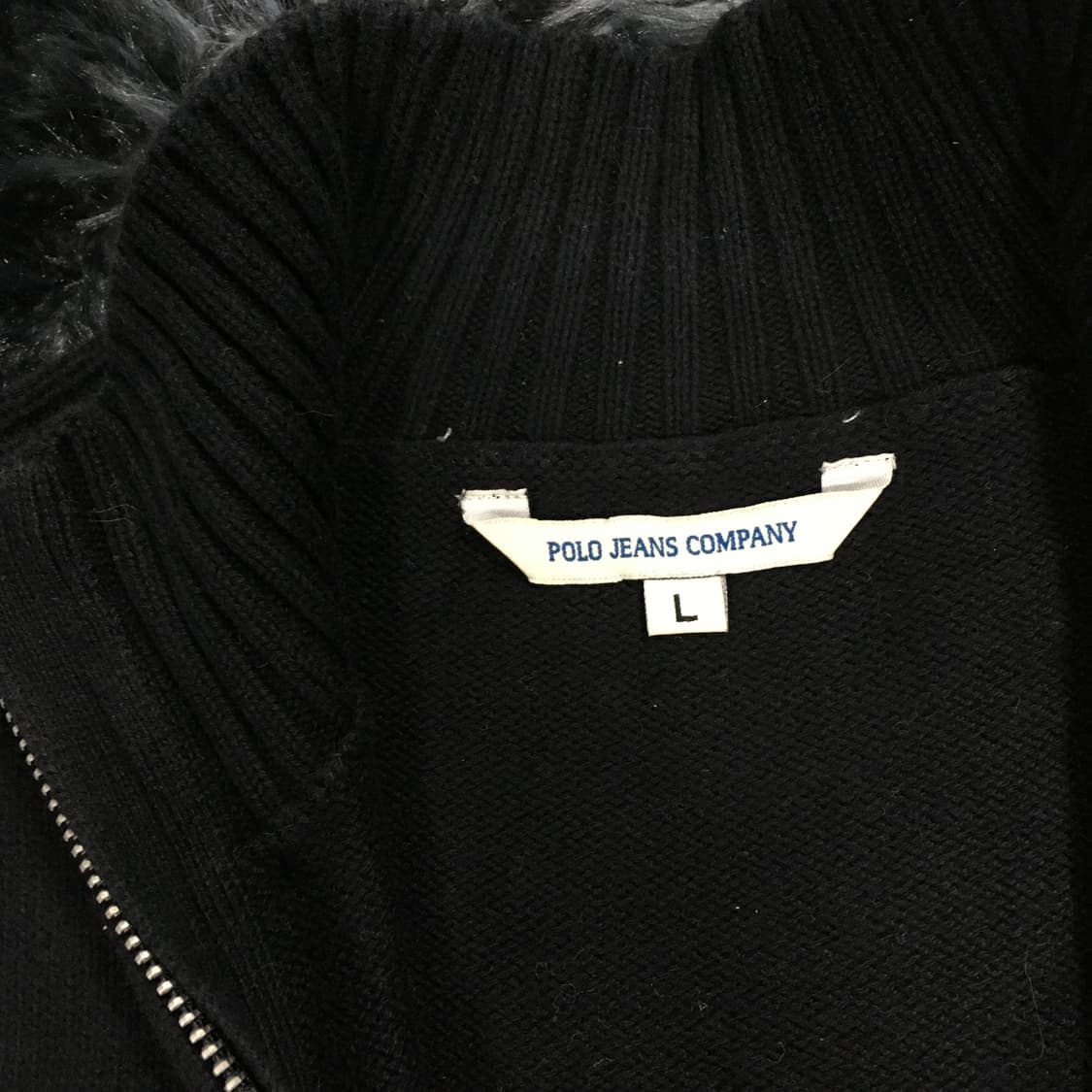 투티/A9 polo jeans company 투웨이 집업 스웨터 상품이미지5